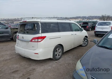 2012 Nissan Quest Sv z USA, uszkodzony, nr VIN JN8AE2KP4C9047760
